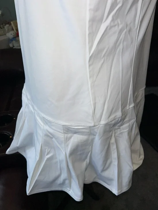 Lilly Pulitzer White Sleeveless Tennis Dress with Pleated Skirt& Shorts Size L - Picture 8 of 14